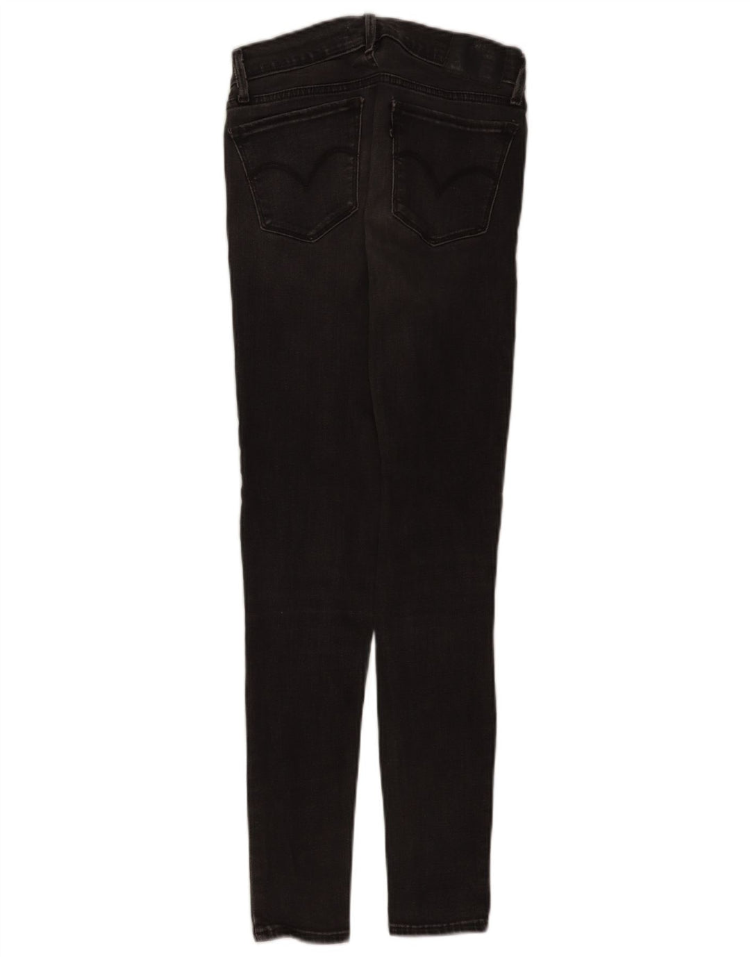 Levi's Damen 710 Super Skinny Jeans W27 L30 Schwarz