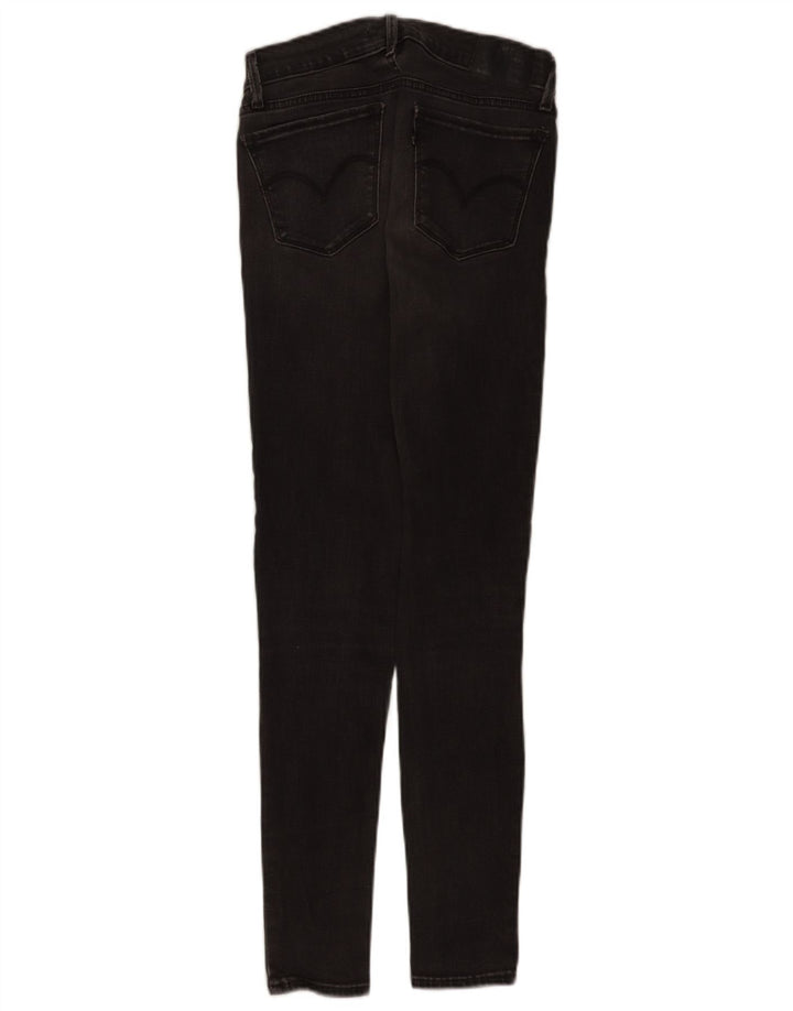 Levi's Damen 710 Super Skinny Jeans W27 L30 Schwarz