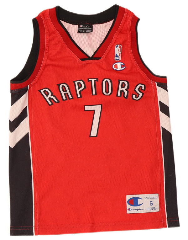 Champion Toronto Raptors Grafik-T-Shirt für Jungen, 7–8 Jahre, rotes Farbblockdesign