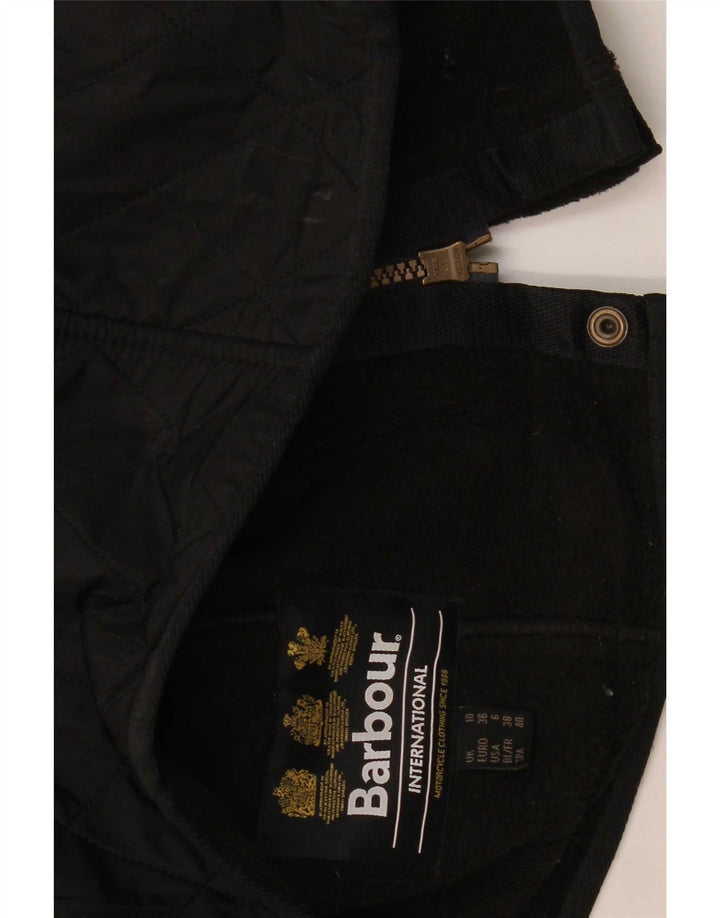 Barbour Damen Übergroße Steppweste UK 10 Small Schwarz Polyester
