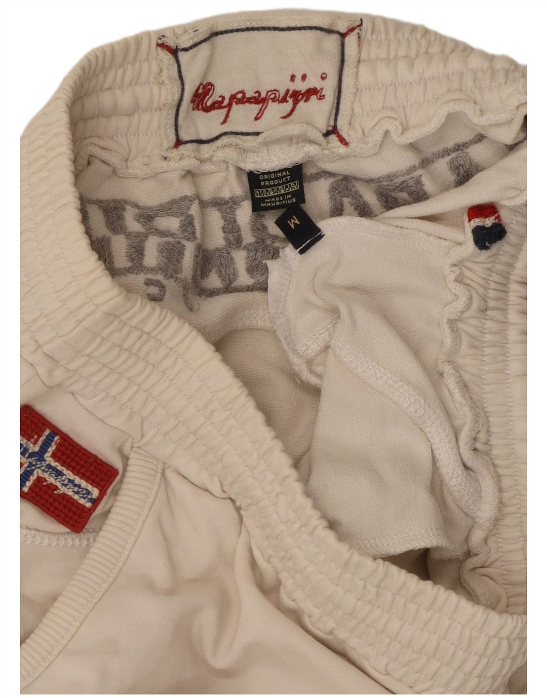 NAPAPIJRI Damen-Trainingsanzug mit Grafik, Jogginghose, UK 12, Mittelweiß