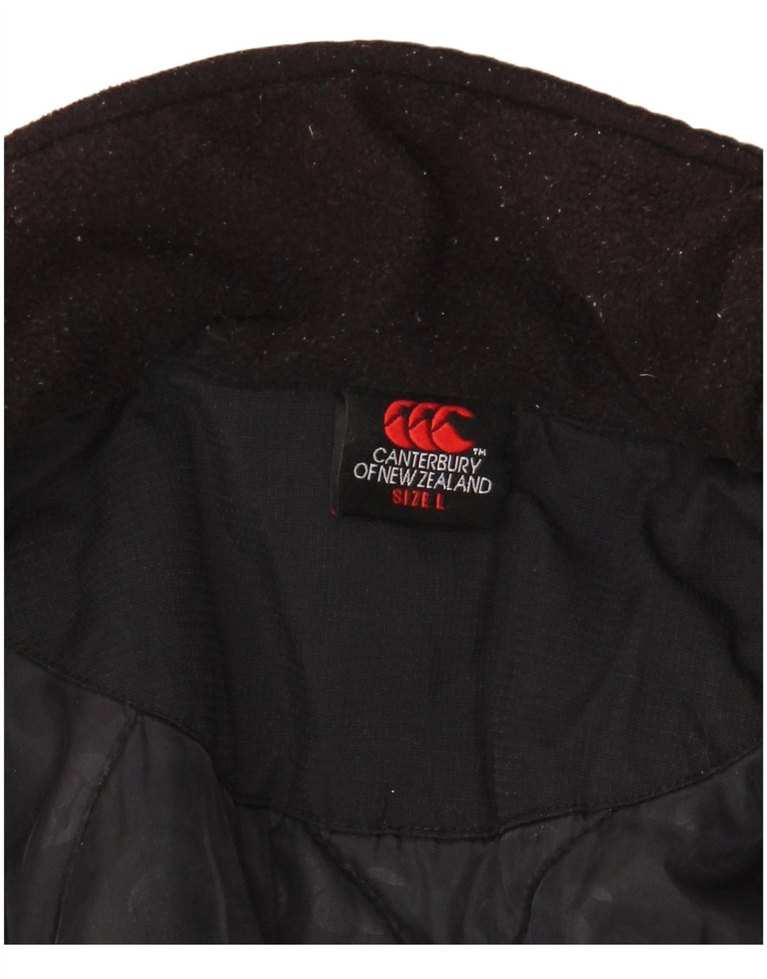 Canterbury Herren-Windbreaker-Jacke, UK 40, Größe L, Schwarz, Farbblock