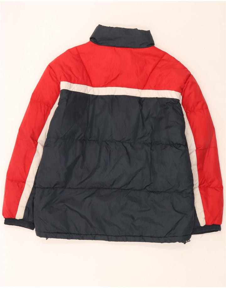 Fila Herren Wattierte Jacke IT 56 XL Marineblau Farbblock