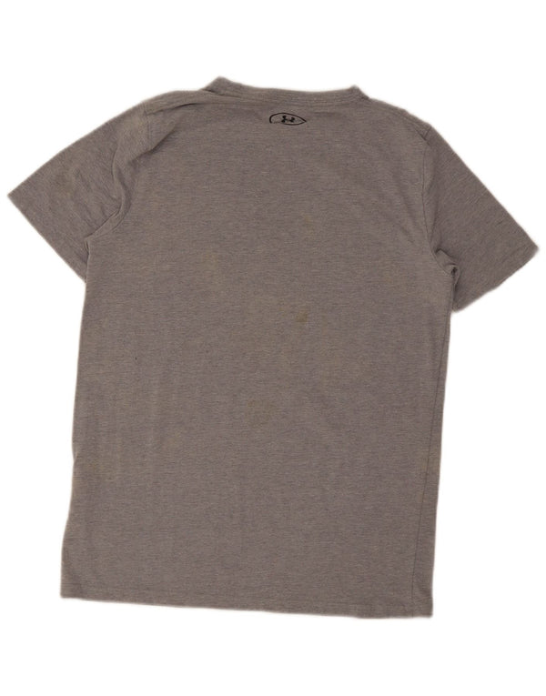 Under Armour Jungen Regular T-Shirt Top 13–14 Jahre XL Graue Baumwolle