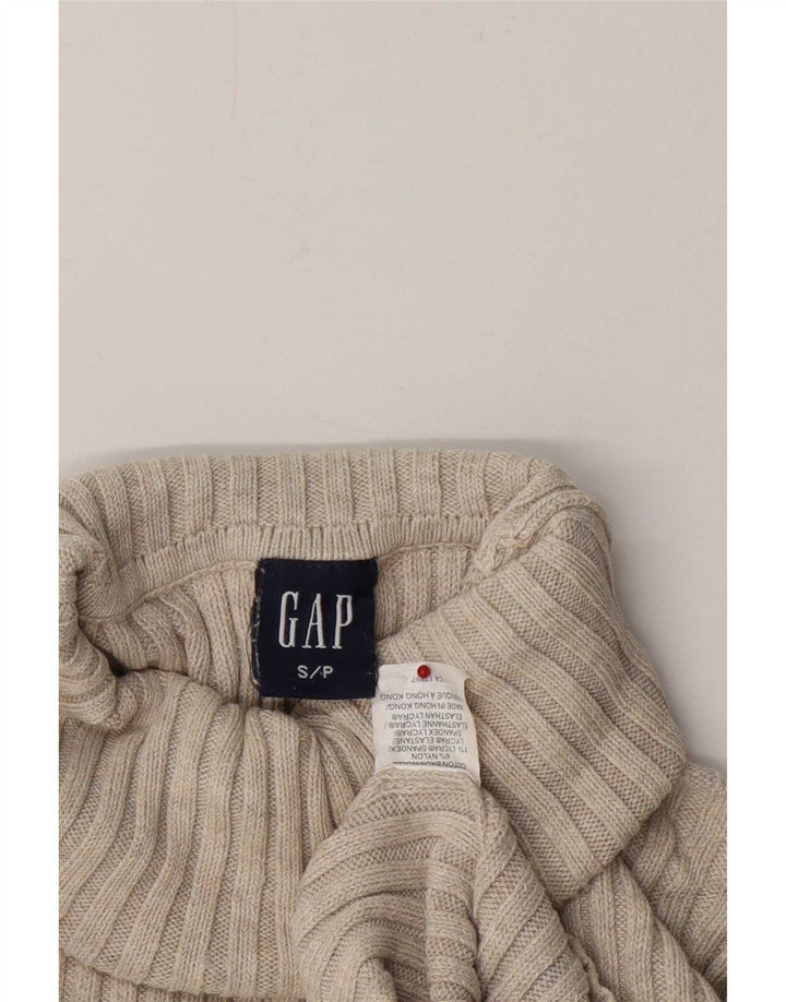 Gap Rollkragenpullover für Damen, UK 10, kleine graue Baumwolle