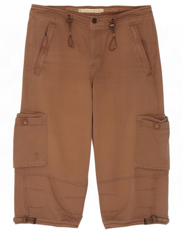 Fat Face Womens Cargo Capri Hose UK 14 Large W34 L20 Braune Baumwolle Produktbeschreibung Etikettengröße:  Marke:
