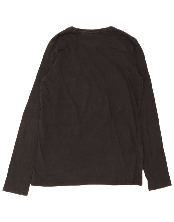 Guess Langarmshirt mit Grafik für Jungen, 15–16 Jahre, Schwarz