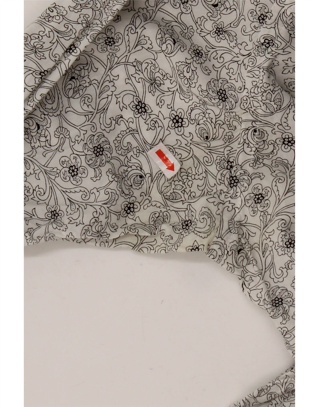 TED BAKER Herrenhemd, Größe 3, mittelweiß, geblümt, Baumwolle