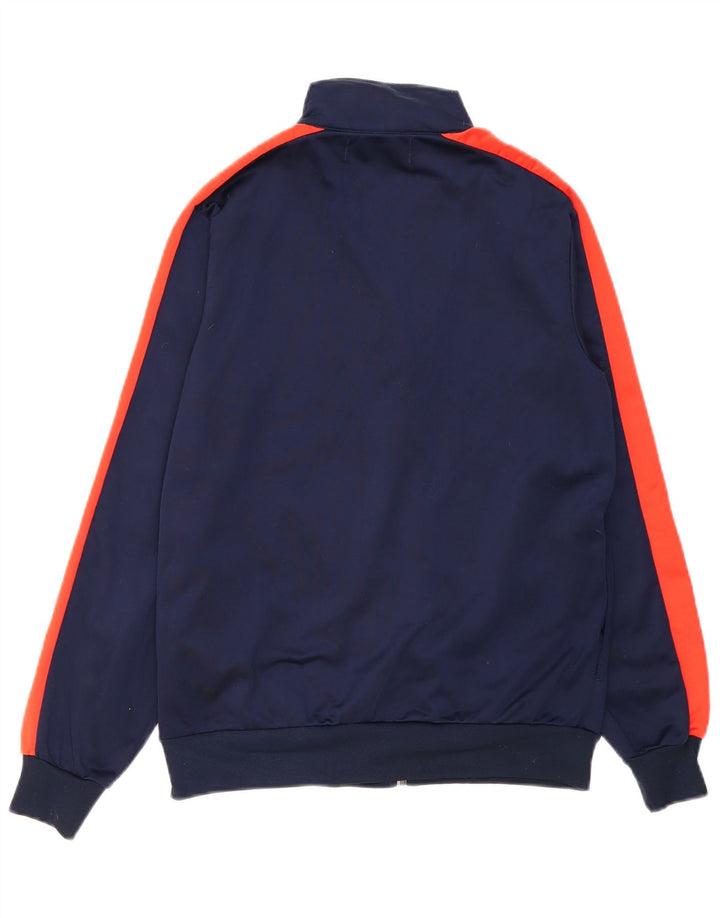 Kappa Herren-Trainingsanzug-Oberteil, Jacke, klein, marineblau, Farbblock-Polyester