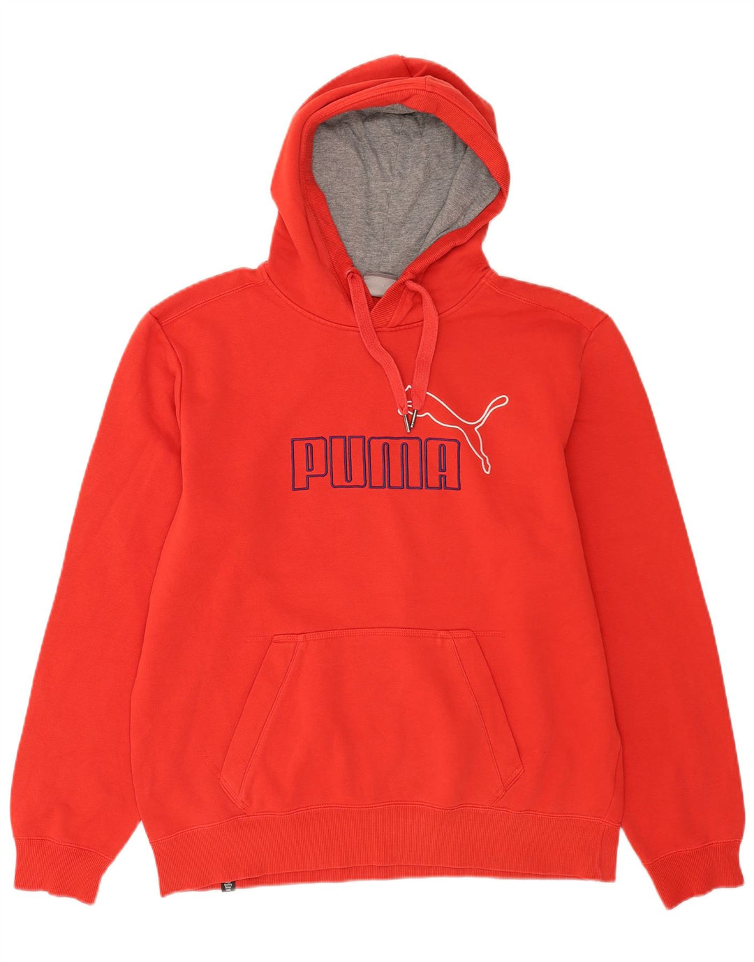 Puma Herren Graphic Hoodie Pullover Große rote Baumwolle
