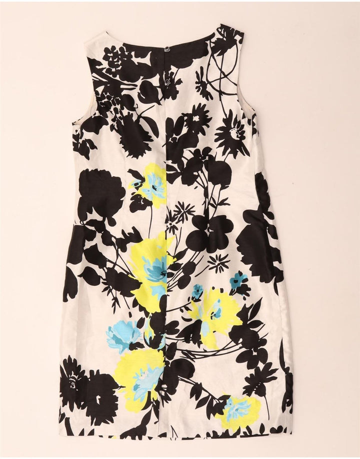 Monsoon Ärmelloses Etuikleid für Damen, UK-Größe 44, mittelgroß, mehrfarbig, mit Blumenmuster