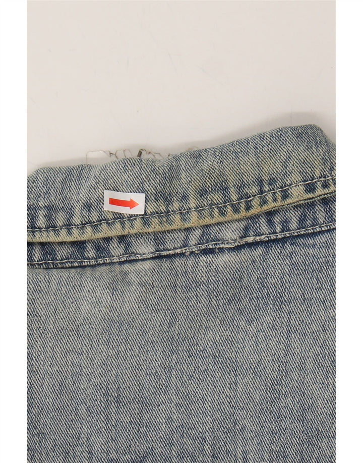 VINTAGE Mens Denim Jacket UK 40 Large Blue Cotton Vintage Vintage and Second-Hand Vintage from Messina Hembry 