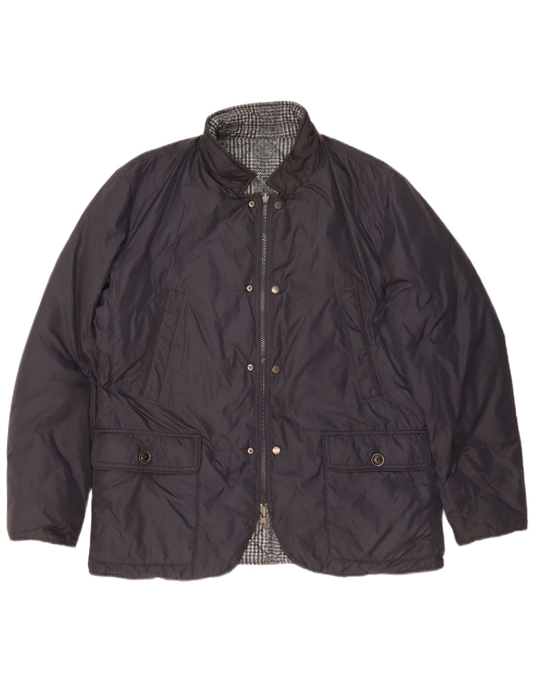 Henry Cottons Herren Reversible Wattierte Jacke UK 42 XL Marineblau