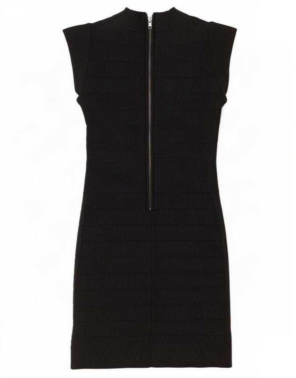 French Connection Damen Etuikleid UK 8 Small Schwarze Viskose