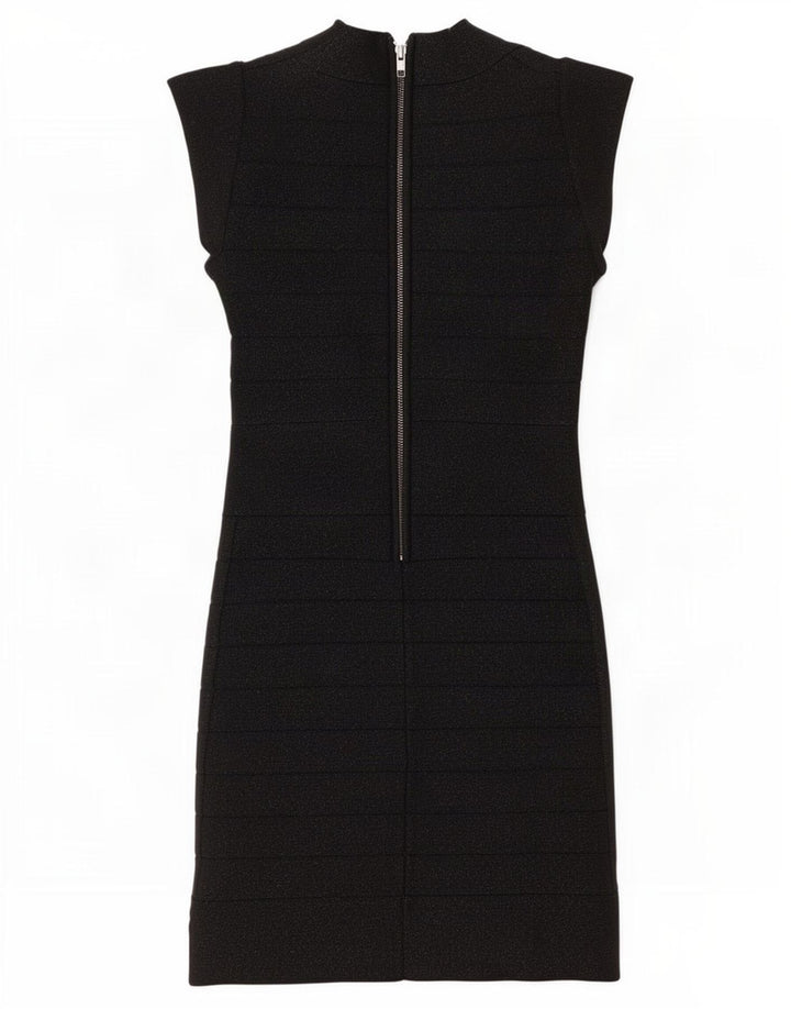French Connection Damen Etuikleid UK 8 Small Schwarze Viskose
