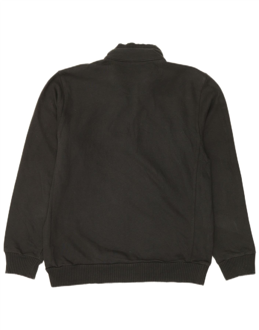 Champion Herren Classics Sweatshirt mit Reißverschluss am Hals, mittelschwarze Baumwolle