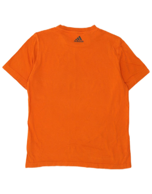 Adidas Jungen Grafik T-Shirt Top 13-14 Jahre Orange Baumwolle