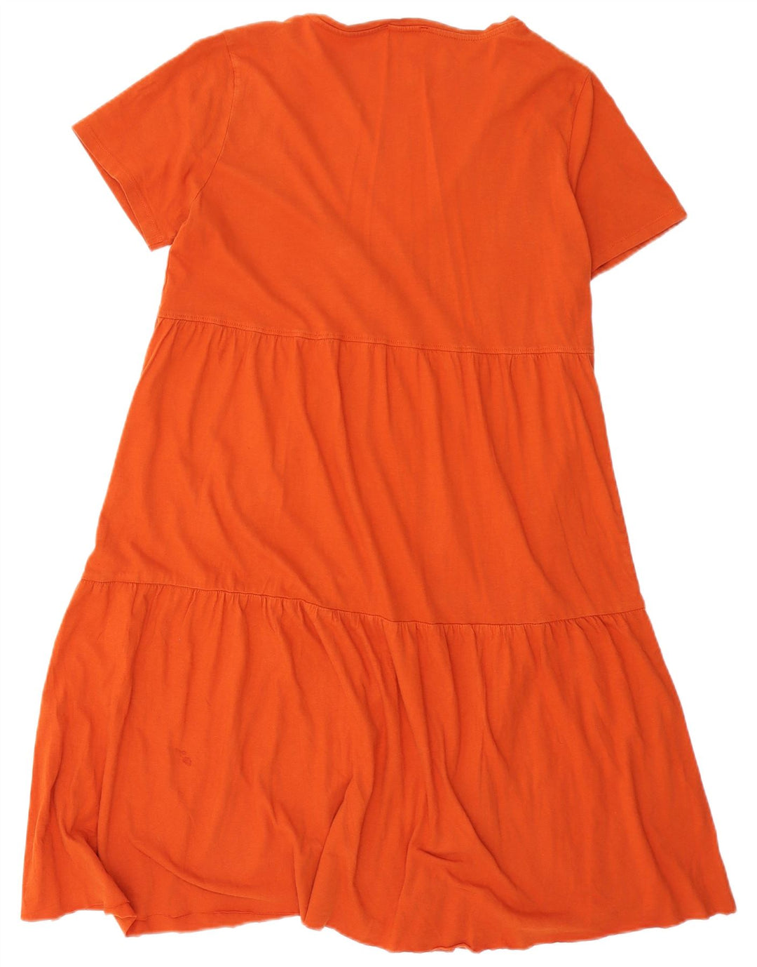 ZARA Damen Stufenkleid UK 16 Large Orange