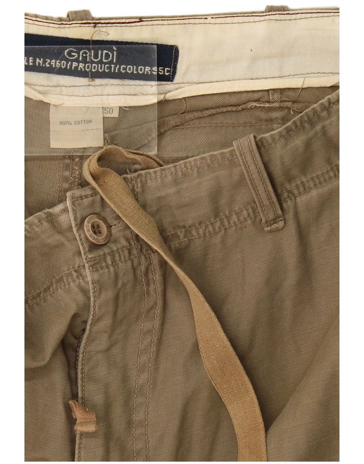 Gaudi Herren Cargoshorts IT 50 Large W38 Khaki Baumwolle