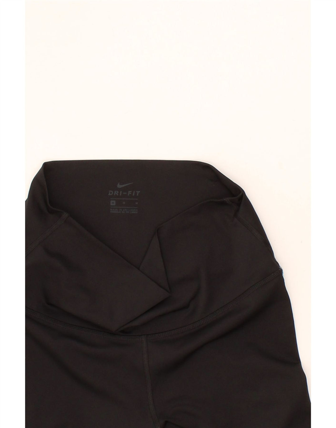 NIKE Womens Dri Fit Leggings UK 12 Medium  Black Vintage Nike and Second-Hand Nike from Messina Hembry 
