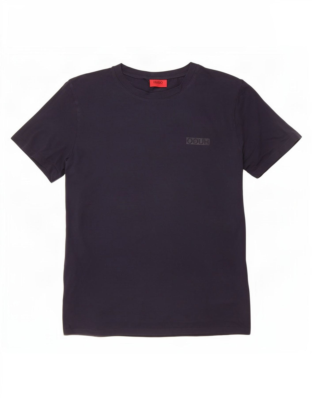 Hugo Boss Herren T-Shirt Top Medium Marineblau Baumwolle