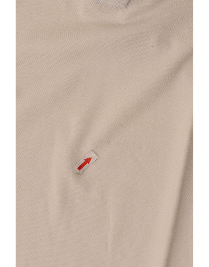 Kappa Herren-Poloshirt aus mittelweißer Colourblock-Baumwolle