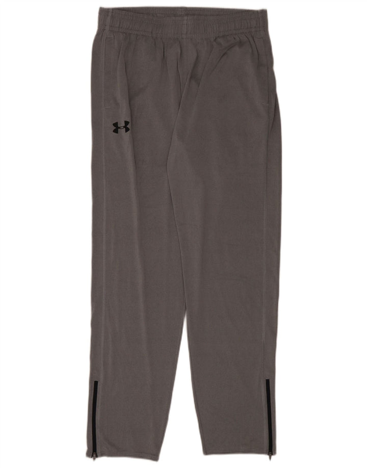 Under Armour Herren-Trainingshose, großes graues Colourblock-Polyester