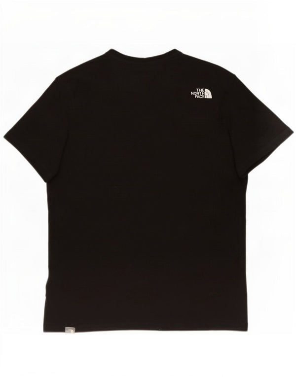 The North Face Herren T-Shirt Top Large Schwarz Baumwolle