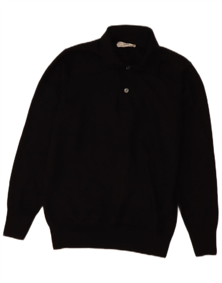 Zara Damen-Pullover mit Rollkragen, UK 12, mittelschwarze Wolle