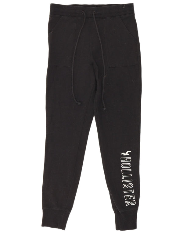 Hollister Damen-Trainingshose mit Grafik, Jogginghose, UK 12, mittelschwarz