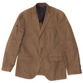 Marks & Spencer Herren-Blazer mit 2 Knöpfen, UK 40, mittlere Khaki-Baumwolle