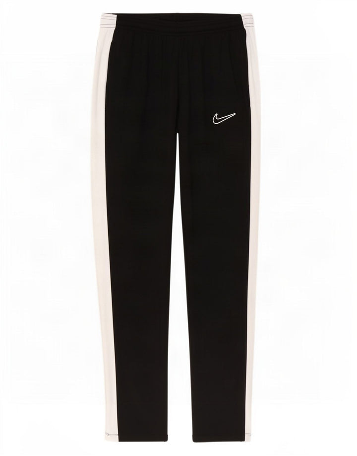 Nike Herren Dri Fit Trainingshose Mittelschwarzes Colourblock-Polyester