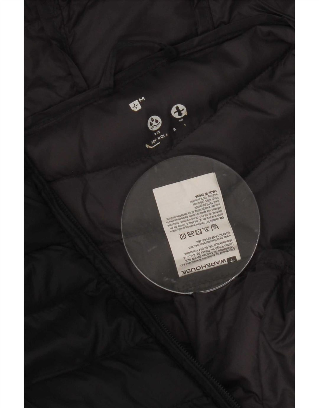 Mountain Warehouse Gepolsterter Damenmantel mit Kapuze, UK 14, mittelmarineblaues Nylon