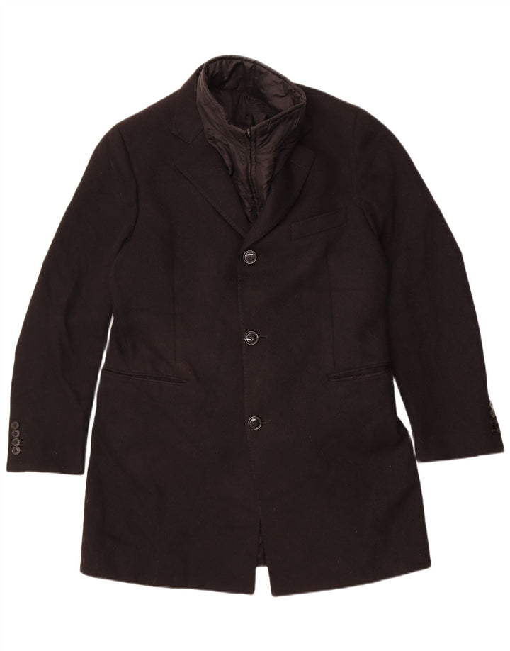 Fay Herren Cordmantel UK 40 Large Schwarz
