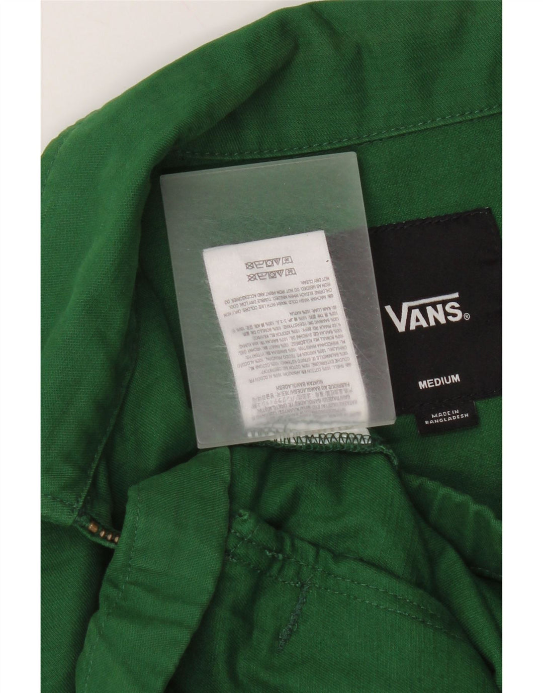 Vans Damen Bomberjacke UK 14 mittelgrüne Baumwolle