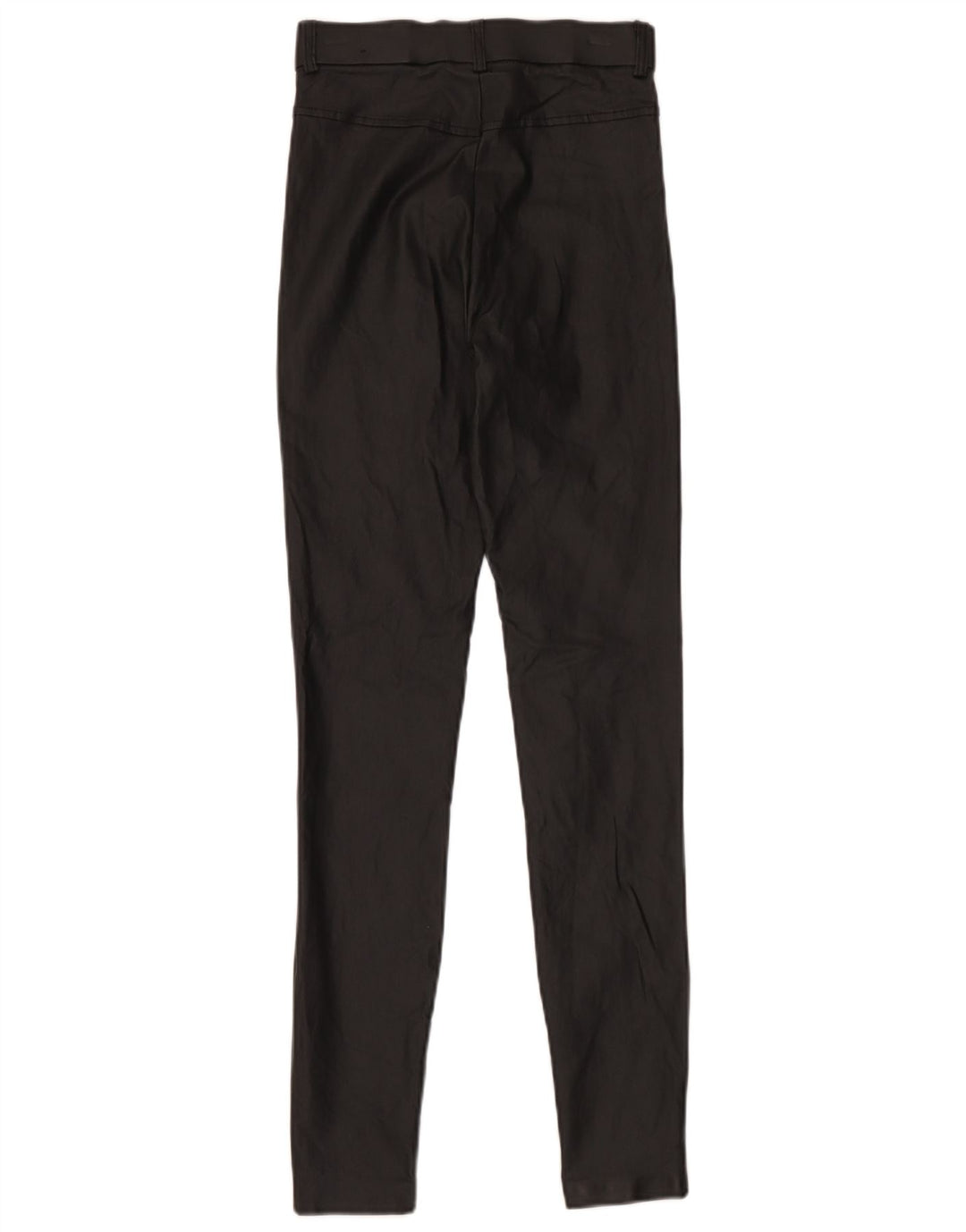 Zara Damen-Leggings aus Kunstleder, Größe S, W26, L30, Schwarz, Polyester