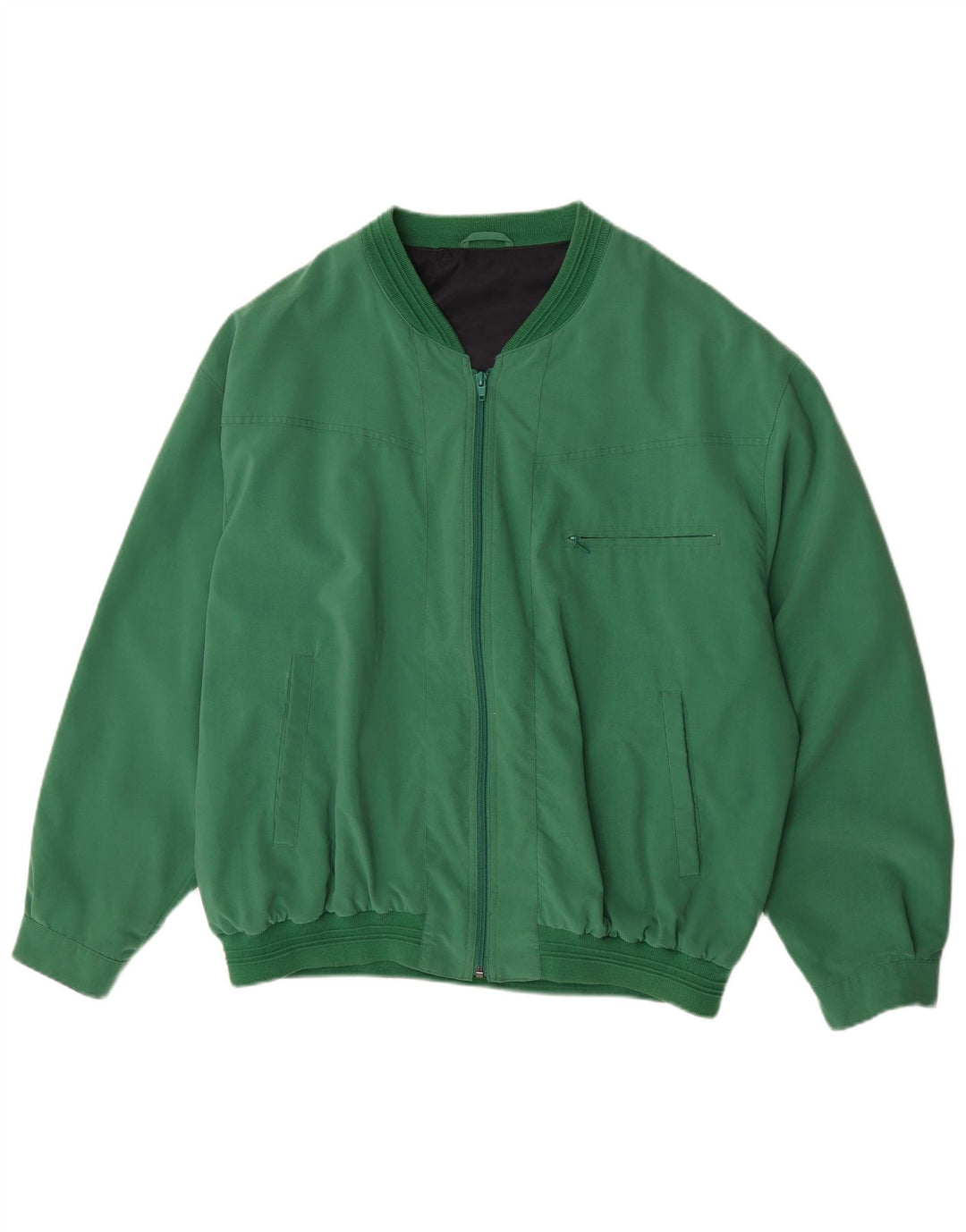 Vintage Herren Bomberjacke UK 42 XL Grün Polyester