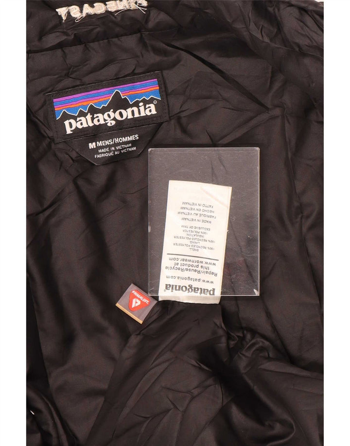 Patagonia Herren Wattierte Weste UK 38 Medium Schwarz Polyester
