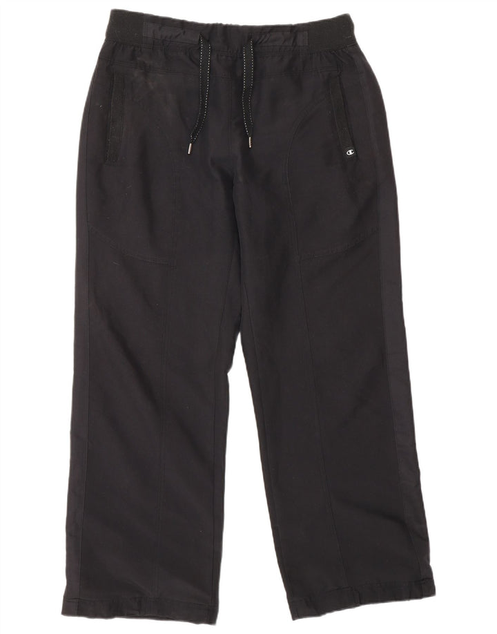 Champion Damen gerade Chino-Hose, Größe L, W32, L26, Schwarz