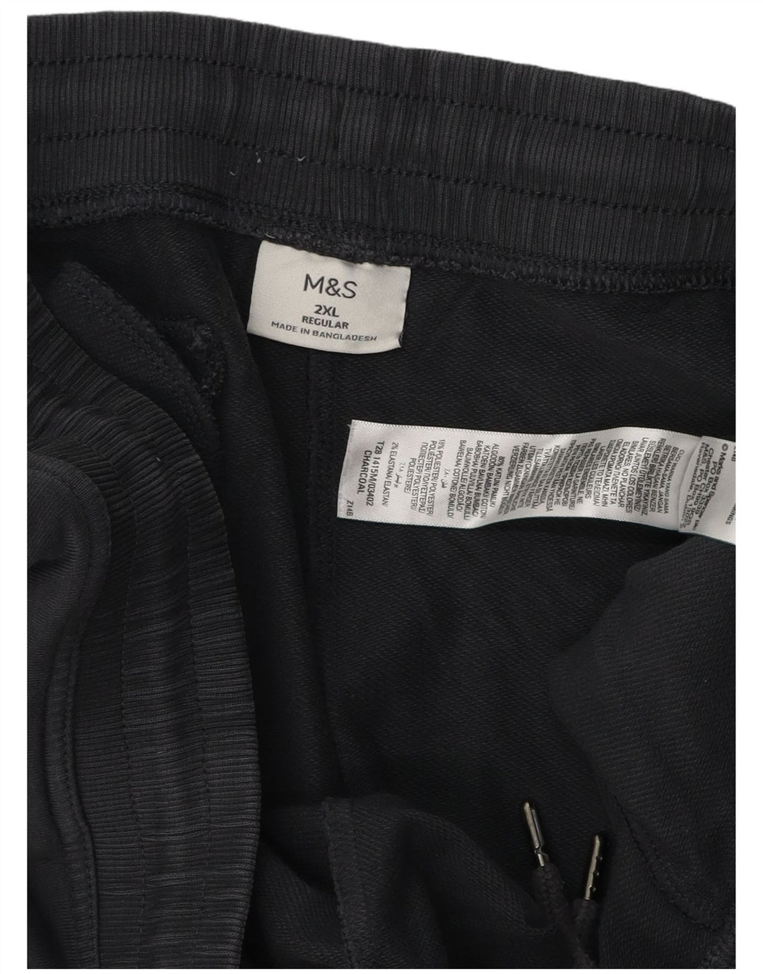 Marks & Spencer Herren-Trainingshose, normal, 2XL, graue Baumwolle