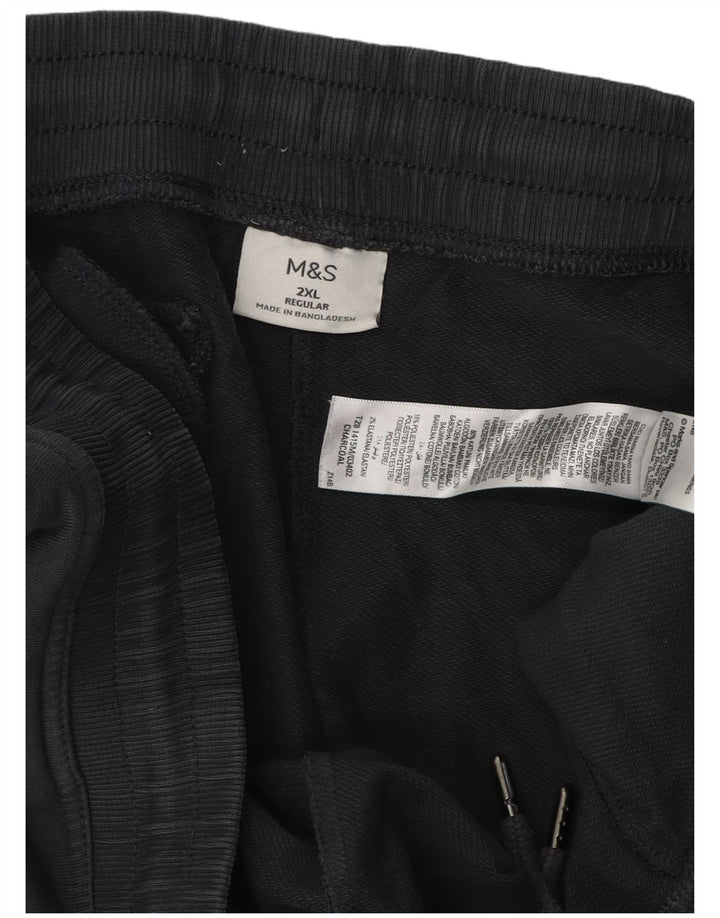 Marks & Spencer Herren-Trainingshose, normal, 2XL, graue Baumwolle