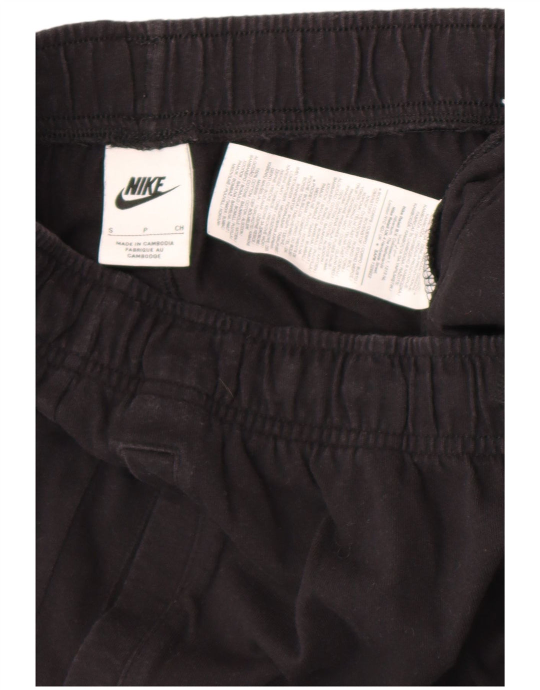 Nike Herren-Sportshorts, Größe S, schwarze Baumwolle