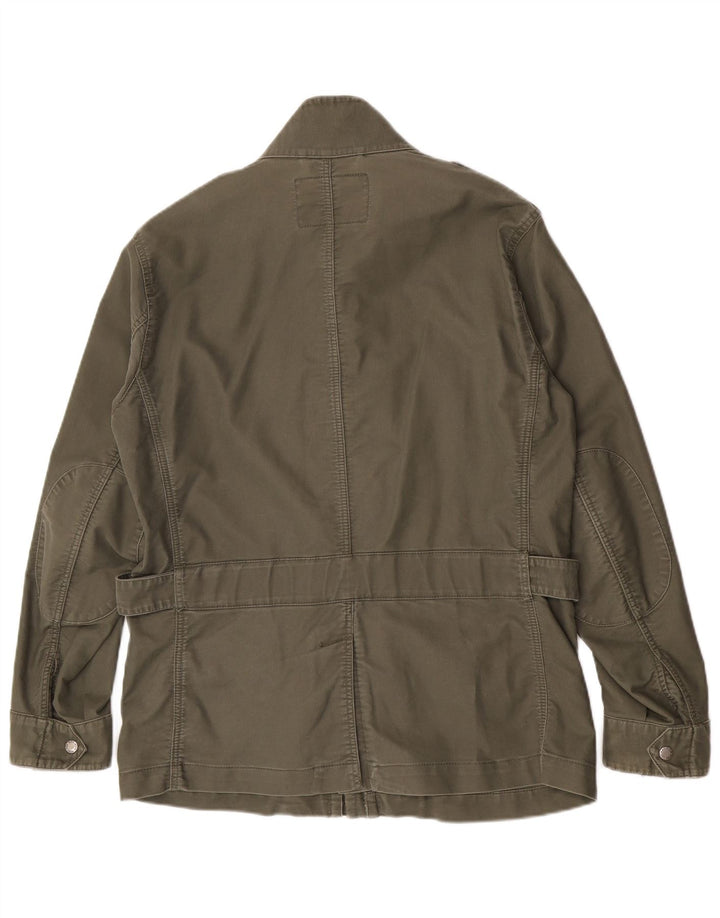 Woolrich Herren Militärjacke UK 40 Large Khaki Baumwolle