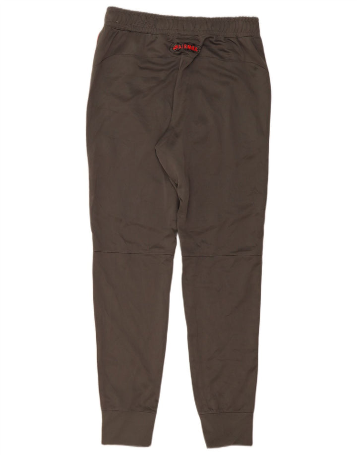 NIKE Herren-Trainingshose, Jogginghose, mittelgraues Farbblock-Polyester