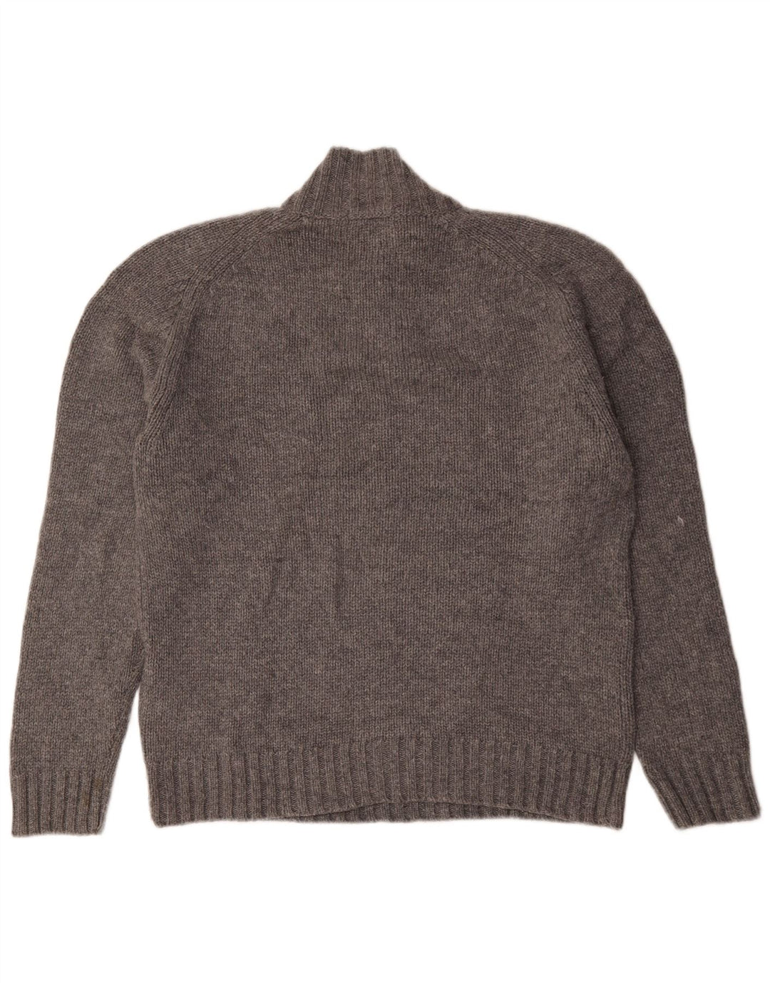 Marks & Spencer Herren-Pullover „Autograph“ mit Knopfkragen, Größe L, Grau