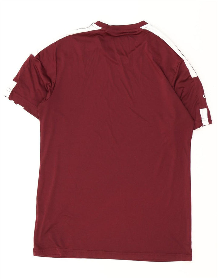 ADIDAS Herren Aeroready Graphic T-Shirt Top Small Burgund Polyester