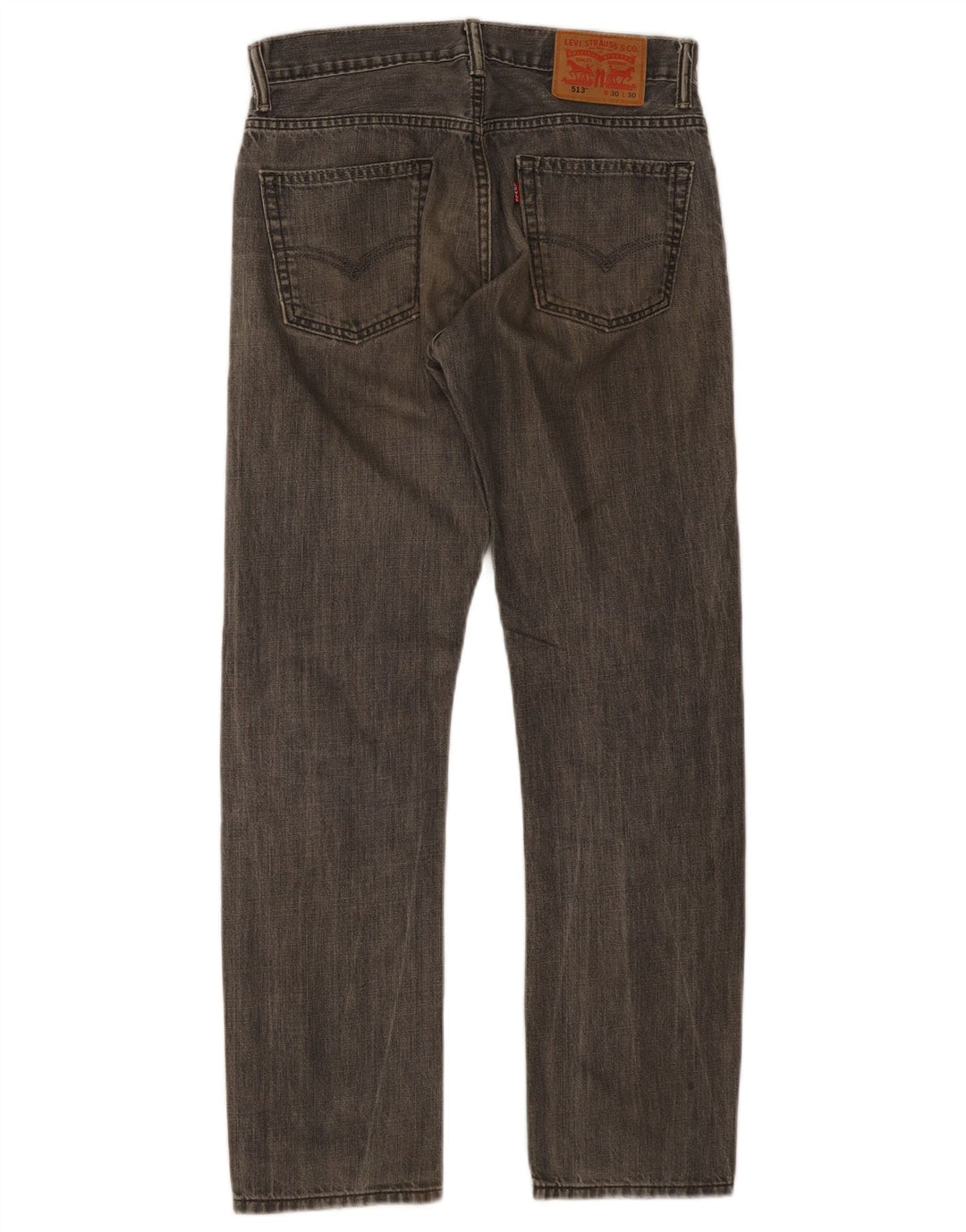 Levi's Herren 513 Straight Jeans W30 L30 Graue Baumwolle