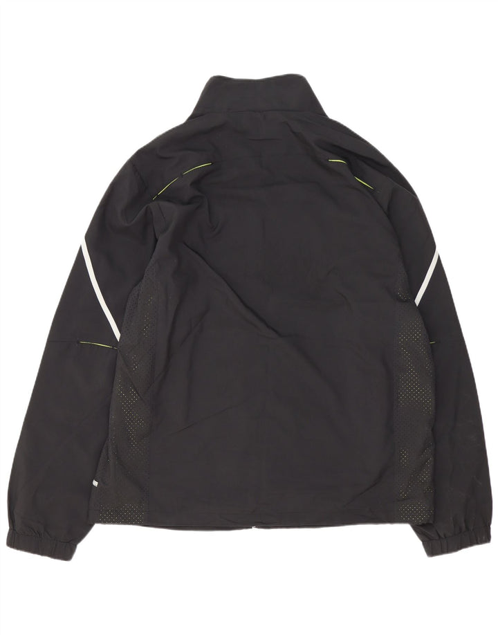 Lotto Herren-Trainingsanzugoberteil, UK-Größe 44/46, 2XL, schwarzes Farbblock-Polyester