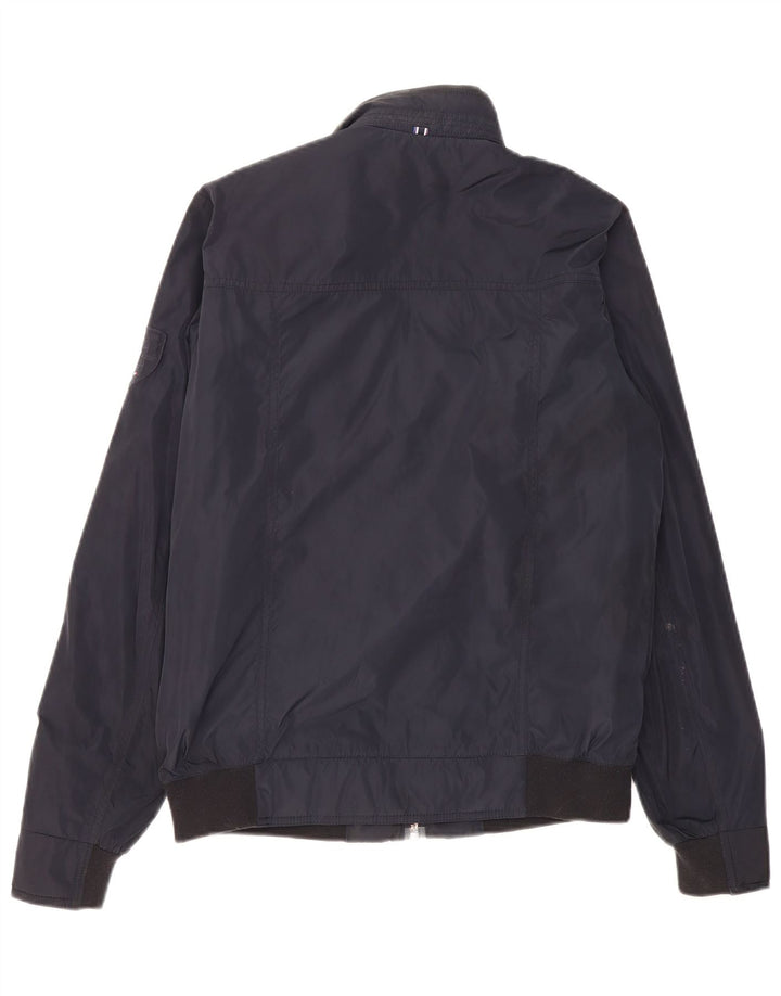 TOMMY HILFIGER Mens Bomber Jacket UK 36 Small Navy Blue