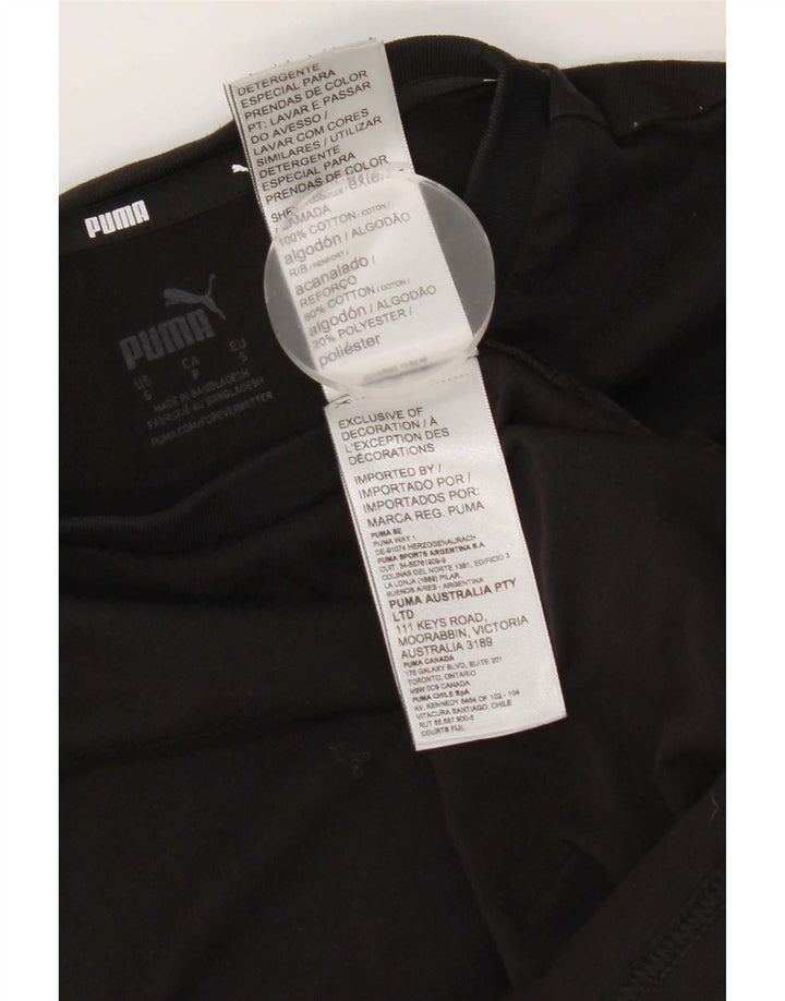 Puma Herren Weste Top Small Schwarz Baumwolle